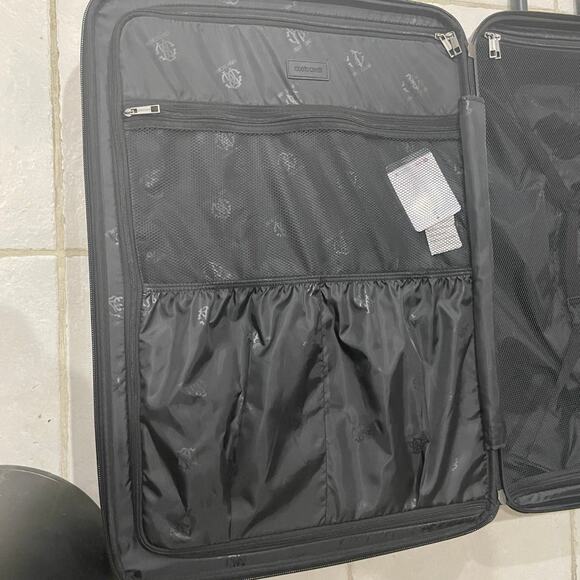 ROBERTO CAVALLI TRAVEL LUGGAGE ROLLING SUITCASE 28' VERSATILE SOPHISTICATED - Picture 11 of 12
